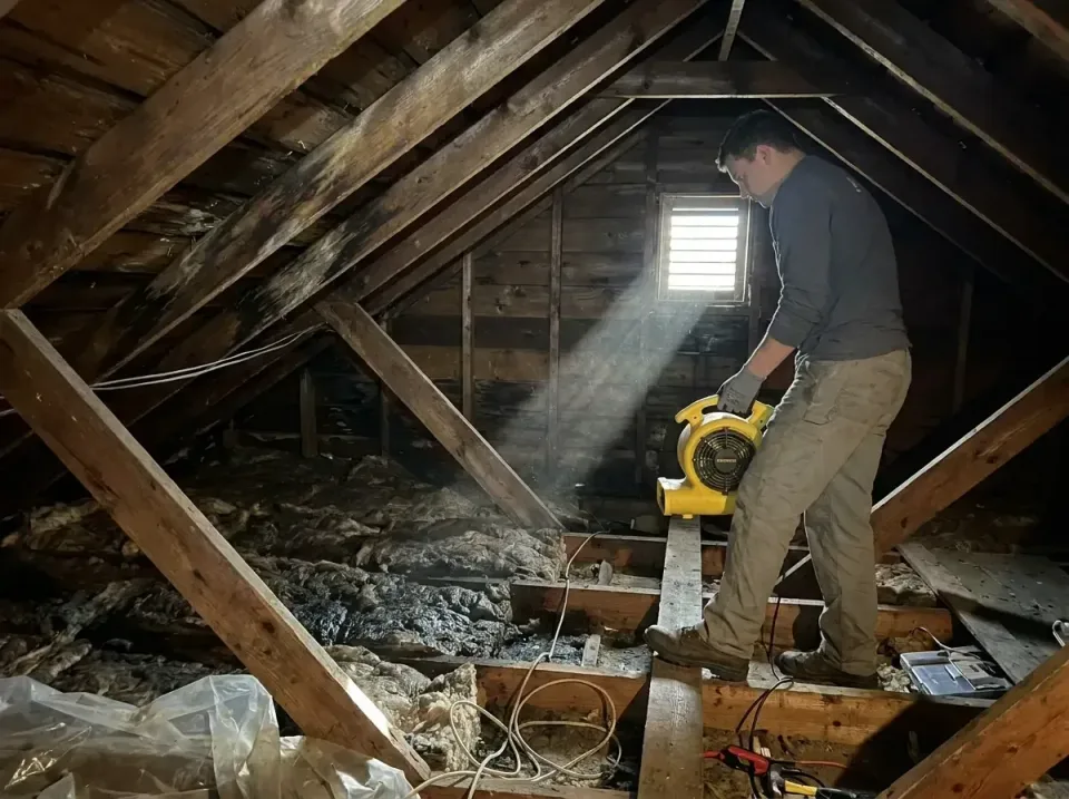 attic-water-damage-drying-proc-007 — frequently asked questions, Emergency Water Extraction & 24/7 Flood Response in Breezy…